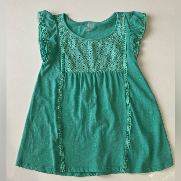 Cat & Jack | Girl’s Eyelet Top - Picture 1 of 3